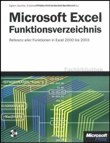 Microsoft Excel Funktionsverzeichnis