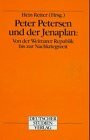 Peter Petersen und der Jenaplan, Von der Weimarer Republik bis zur Nachkriegszeit