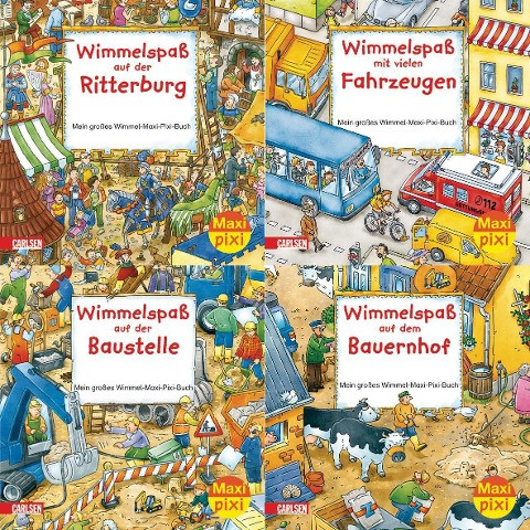 Maxi-Pixi Serie 02: Wimmelbilder. 4 x 5 Exemplare