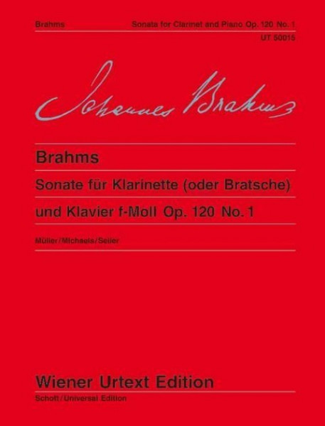 Sonate für Klarinette (oder Bratsche) und Klavier f-Moll Op. 120 No. 1