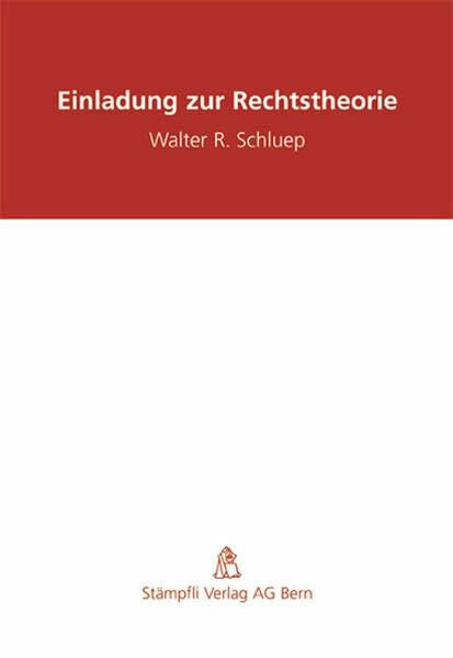Einladung zur Rechtstheorie