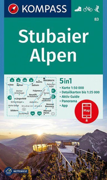 Stubaier Alpen 1 : 50 000