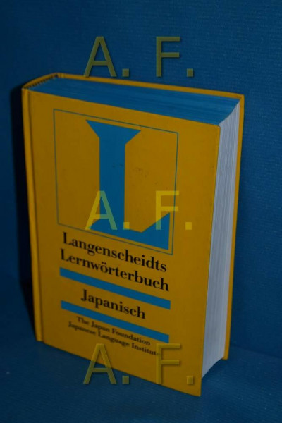 Langenscheidts Lernwörterbuch Japanisch