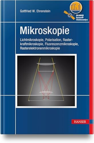 Mikroskopie: Lichtmikroskopie, Polarisation, Rasterkraftmikroskopie, Fluoreszenzmikroskopie, Rasterelektronenmikroskopie (EKS)