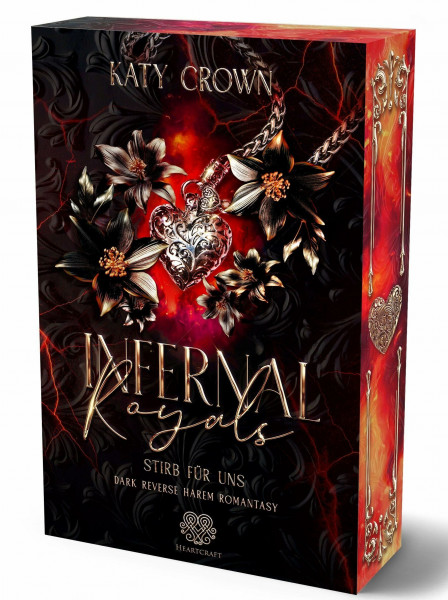 Infernal Royals - Stirb für uns (Dark Reverse Harem Romantasy) Band 2: Mit wunderschönem Farbschnitt