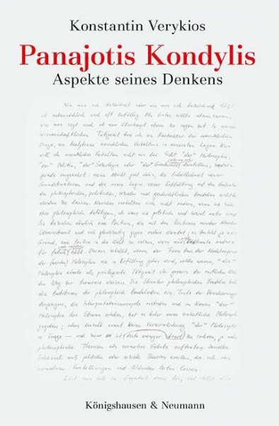 Panajotis Kondylis: Aspekte seines Denkens