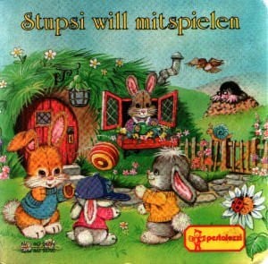 Stupsi will mitspielen. (Kleinkindalter).