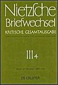 Briefwechsel, Kritische Gesamtausgabe, Abt.3, Bd.4, Briefe an Nietzsche, Januar 1885 - Dezember 1886