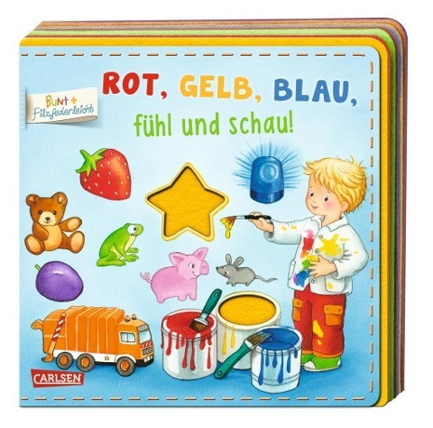 BUNT + Filzfederleicht®: Rot, Gelb, Blau, fühl und schau!