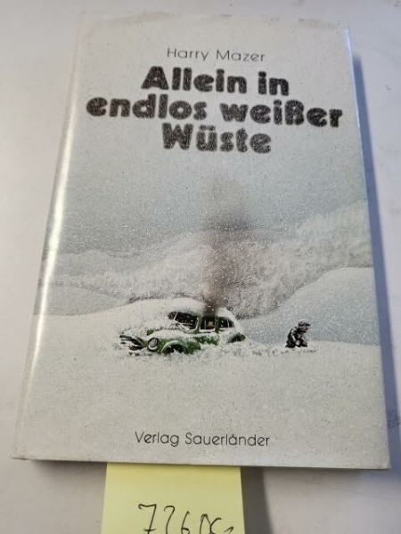 Allein in endlos weißer Wüste