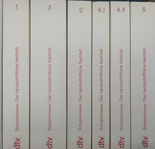 Der handschriftliche Nachlaß in 5 Bänden