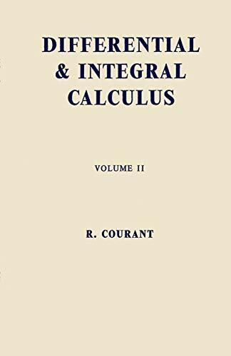 Differential and Integral Calculus, Vol. 2