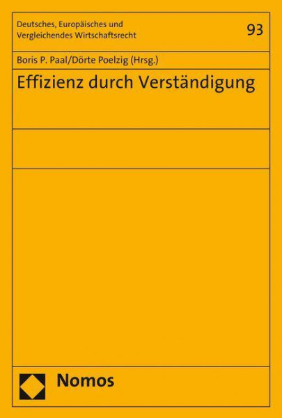 Effizienz durch Verständigung