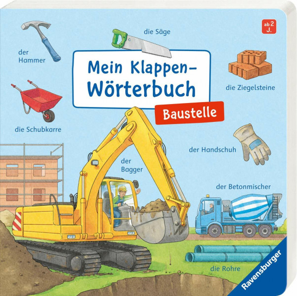 Mein Klappen-Wörterbuch: Baustelle