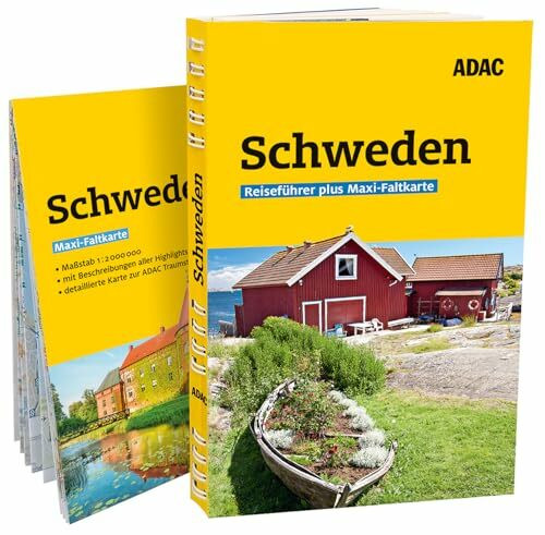 ADAC Reiseführer plus Schweden: Mit Maxi-Faltkarte und praktischer Spiralbindung