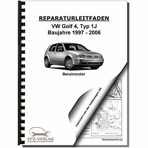 VW Golf 4 Typ 1J (97-06) 4-Zyl 1,4/1,6l Benzinmotor 75-105 PS Reparaturanleitung