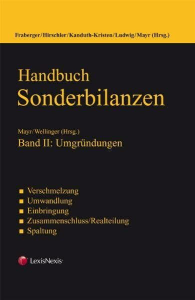 Handbuch Sonderbilanzen Band II: Umgründungen