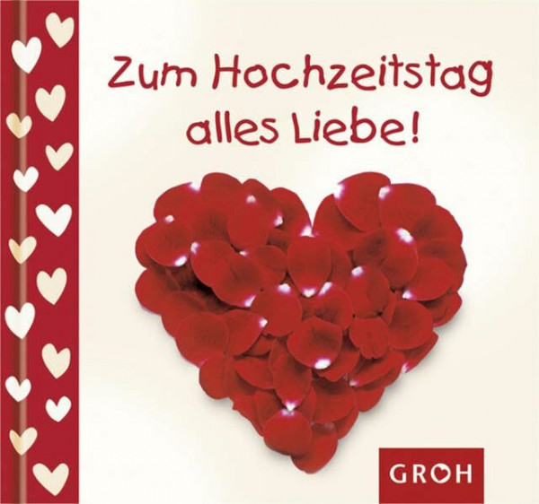 Zum Hochzeitstag alles Liebe