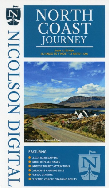 Touritische Karte North Coast Journey 1:150 000