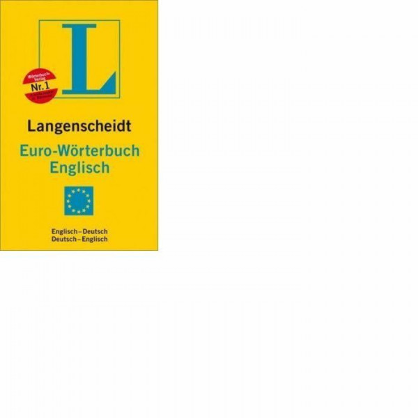 Langenscheidt Euro-Wörterbuch Englisch: Englisch-Deutsch/Deutsch-Englisch (Diccionario)