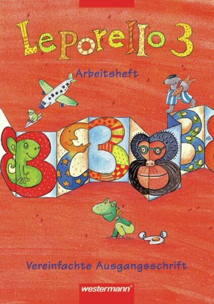 Leporello 3: Leporello SprachLesebuch - Allgemeine Ausgabe: Arbeitsheft 3 VA