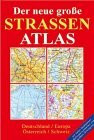 Straßenatlas Deutschland, Europa, Österreich, Schweiz