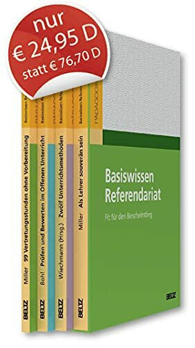 Basiswissen Referendariat: Fit für den Berufseinstieg. 4 Bände im Schuber