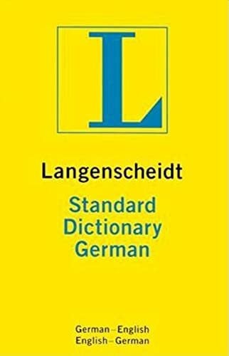 Langenscheidt's Standard German Dictionary: English-German German-English (Langenscheidt Standard Dictionaries S.)