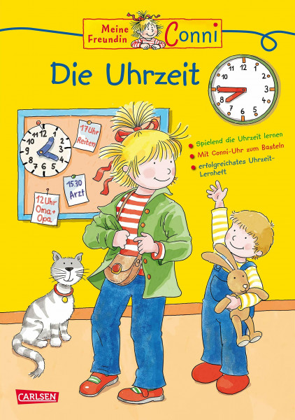 Conni Gelbe Reihe (Beschäftigungsbuch): Die Uhrzeit: Kinderbeschäftigung ab 5