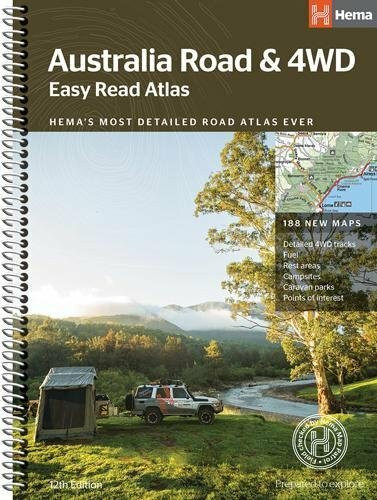 Australia Easy Read Road and 4WD Atlas
