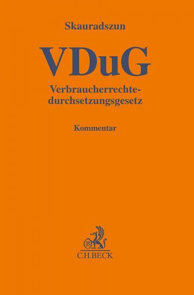 Verbraucherrechtedurchsetzungsgesetz (VDuG) (Gelbe Erläuterungsbücher)