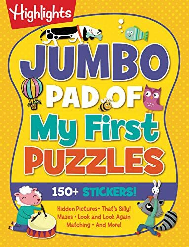 Jumbo Pad of My First Puzzles (Highlights Jumbo Books & Pads)
