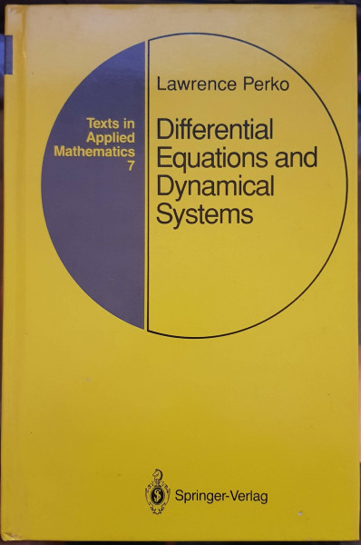Differential Equations and Dynamical Systems (Texts in Applied Mathematics)