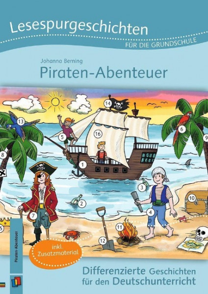 Lesespurgeschichten für die Grundschule Piraten-Abenteuer