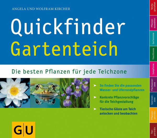 Quickfinder Gartenteich: Die besten Pflanzen für jede Teichzone. So finden Sie die passenden Wasser- und Uferrandpflanzen. (Pflanzenpraxis)