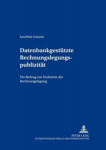Datenbankgestützte Rechnungslegungspublizität