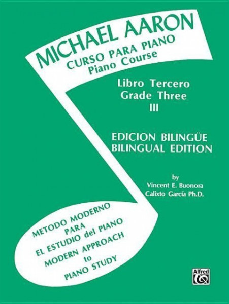 Michael Aaron Piano Course (Curso Para Piano), Bk 3: Spanish, English Language Edition