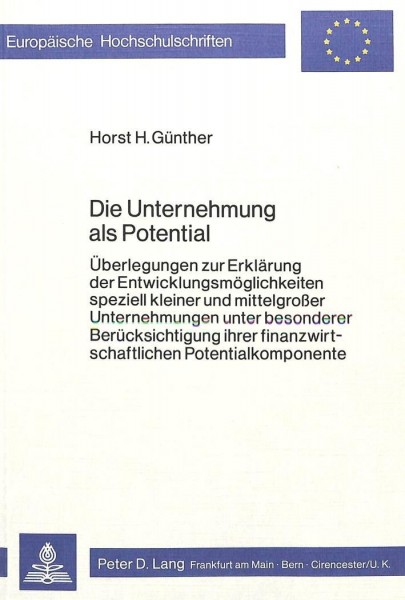 Die Unternehmung als Potential