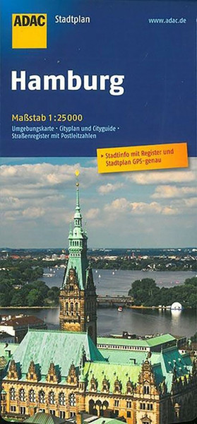 ADAC StadtPlan Hamburg 1:25 000: Stadtinfo & Register: Umgebungskarte, Cityplan, Cityguide, Straßenregister m. Postleitzahlen. Stadtplan: GPS-genau (ADAC Stadtpläne)