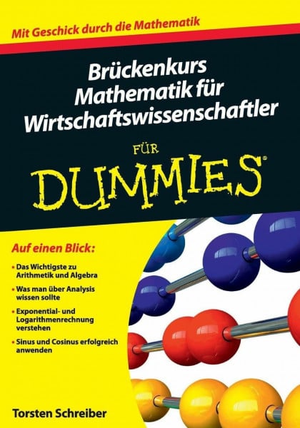 Brückenkurs Mathematik für Wirtschaftswissenschaftler für Dummies