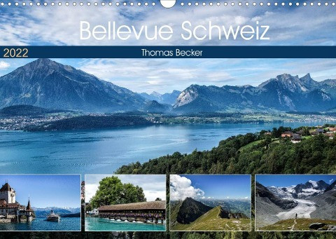 Bellevue Schweiz (Wandkalender 2022 DIN A3 quer)