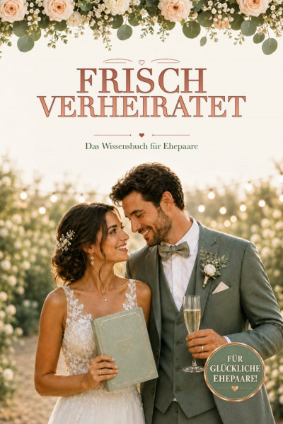 Frisch verheiratet! – Hochzeitswissen für zwei – Eucalyptus Edition: das perfekte Geschenk zur Hochzeit | Geschenkidee für frisch verheiratete Paare | ... Ehepaar und frisch Verlobte | Freie Trauung