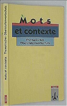 Mots et contexte