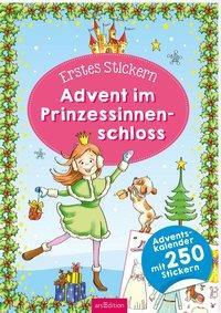 Erstes Stickern - Advent im Prinzessinnenschloss