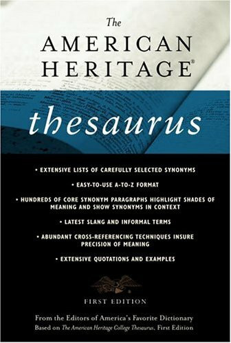 The American Heritage Thesaurus