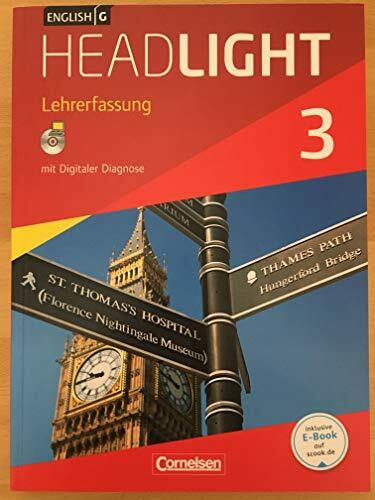 English G Headlight 3 Schülerbuch, Lehrerfassung mit digitaler Diagnose