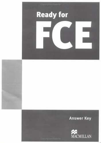 Ready for Fce Answer Key Ready for Fce Answer Key