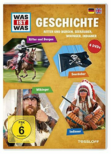 Was Ist Was DVD Geschichte. Ritter und Burgen, Seeräuber, Wikinger, Indianer