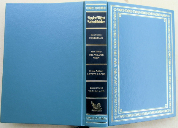 Readers Digest Auswahlbücher: Comeback. Wie wilder Wein. Letzte Rache. Traumland.