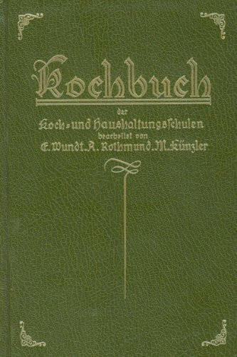 Kochbuch der Koch- und Haushaltungsschulen